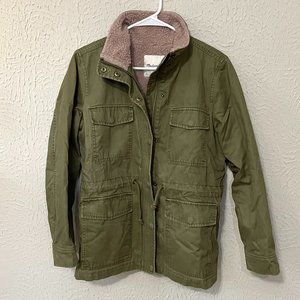 Madewell Sherpa-Lined Utility Jacket Size Small